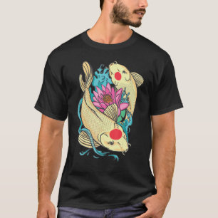 Japan Koi Japanese Fish Cherry Blossom 76 T-Shirt