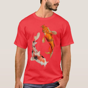 Japan Koi Lovers Japanese Fish Cherry Blossom2093 T-Shirt