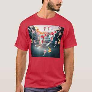 Japan Koi Lovers Japanese Fish Cherry Blossom2095 T-Shirt