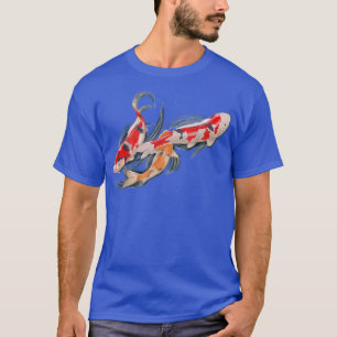 Japan Koi Lovers Japanese Fish Cherry Blossom 2098 T-Shirt