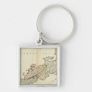 Japan, Korea Keychain