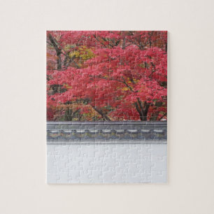 Japan, Kyoto, Autumn Color at Eikando Temple Jigsaw Puzzle