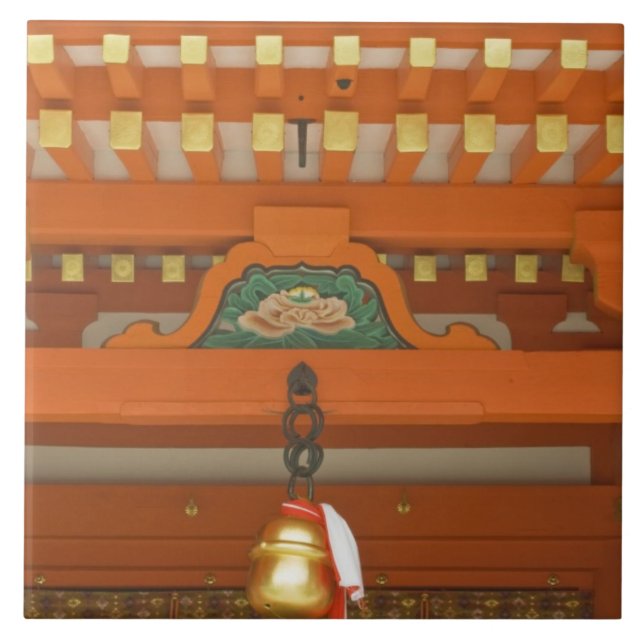 Japan, Kyoto, Fushimi, Inari Grand Shrine Ceramic Tile (Front)