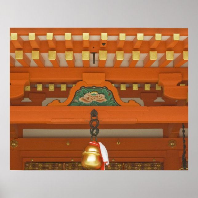 Japan, Kyoto, Fushimi, Inari Grand Shrine Poster (Front)