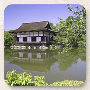 Japan, Kyoto, Japanese Garden of Heian Shrine Beverage Coaster