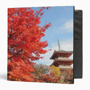 Japan, Kyoto. Kiyomizu temple in Autumn color Binder