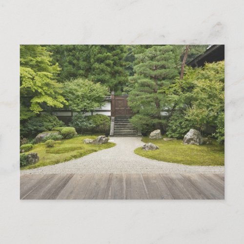 Japan Kyoto Sennyuji Temple Garden Postcard