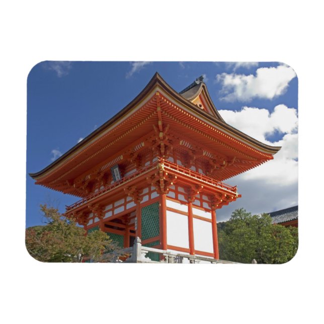 Japan, Kyoto, Soaring Gate of Temple Magnet (Horizontal)