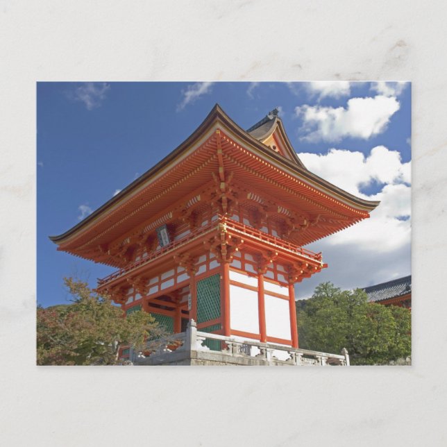 Japan, Kyoto, Soaring Gate of Temple Postcard (Front)