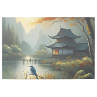 Japan Lake Bird Gallery Wrap