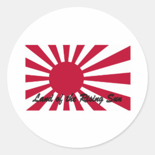 Japan - Land of the Rising sun Classic Round Sticker