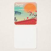 Japan Landscape travel poster (Front & Back)