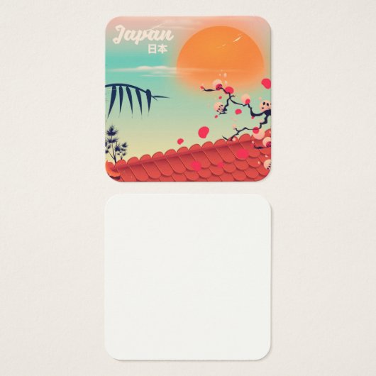 Japan Landscape travel poster (Front & Back)