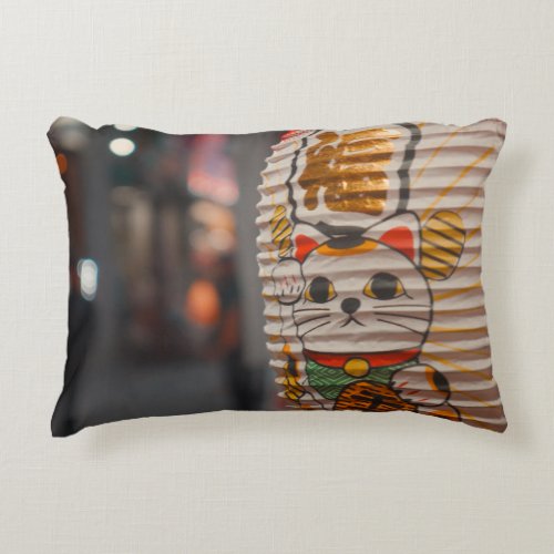  Japan Lantern  Osaka Traditional Light Accent Pillow