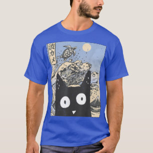 Japan Manga Harajuku Otaku Graphic Artwork Turtle  T-Shirt