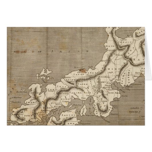 Japan Map by Arrowsmith Cards (Front Horizontal)