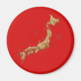 Japan Map Magnet