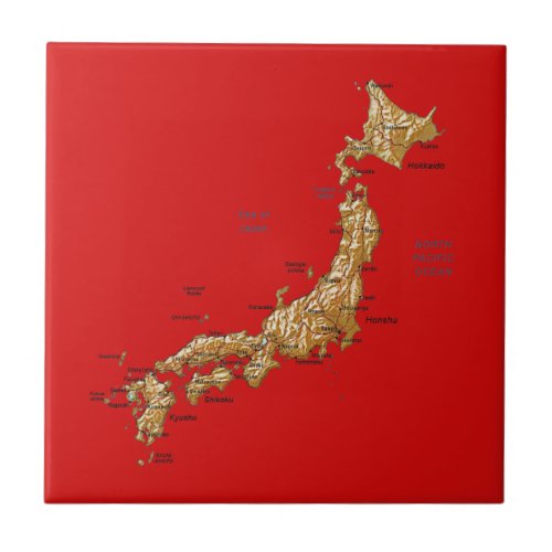 Japan Map Tile