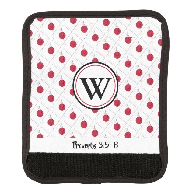 JAPAN Monogram Customizable Luggage Handle Wrap (Front)