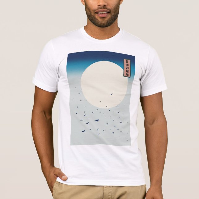 Japan moonlight swallows T-Shirt (Front)