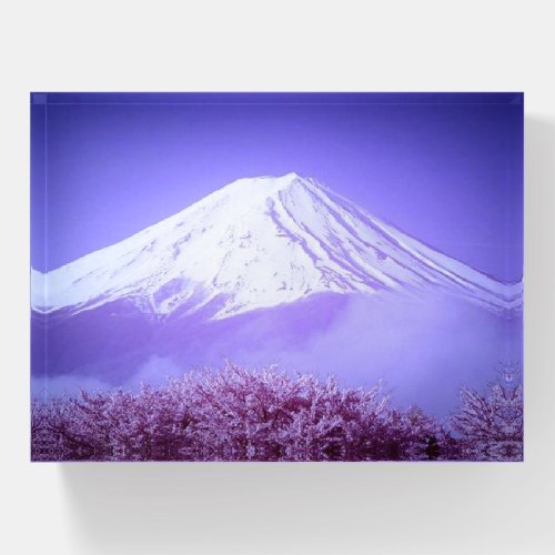 Japan Mount Fuji stylized Paperweight