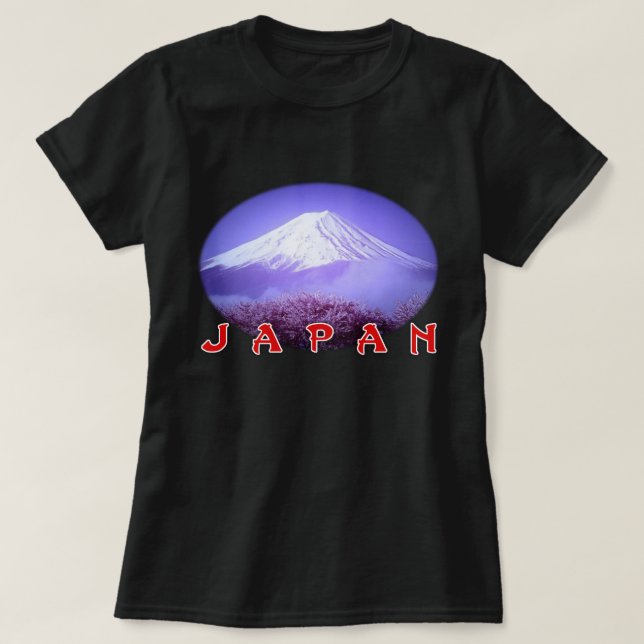 Japan Mount Fuji stylized T-Shirt (Design Front)