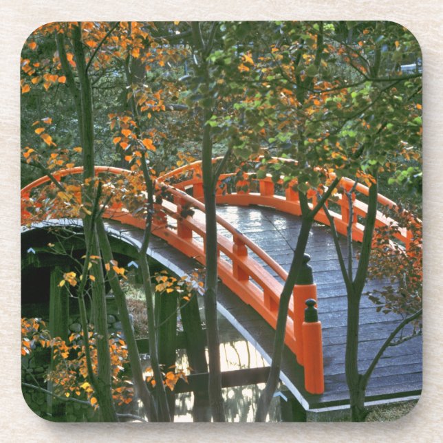 Japan, Nara Pref., Nara. The Royal Bridge glows Drink Coaster (Front)