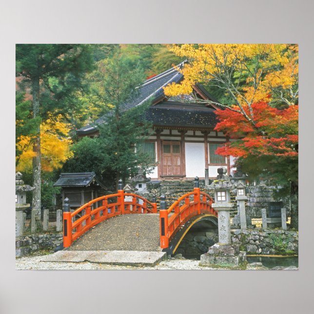 Japan, Nara, Ryuzenji Temple Poster (Front)