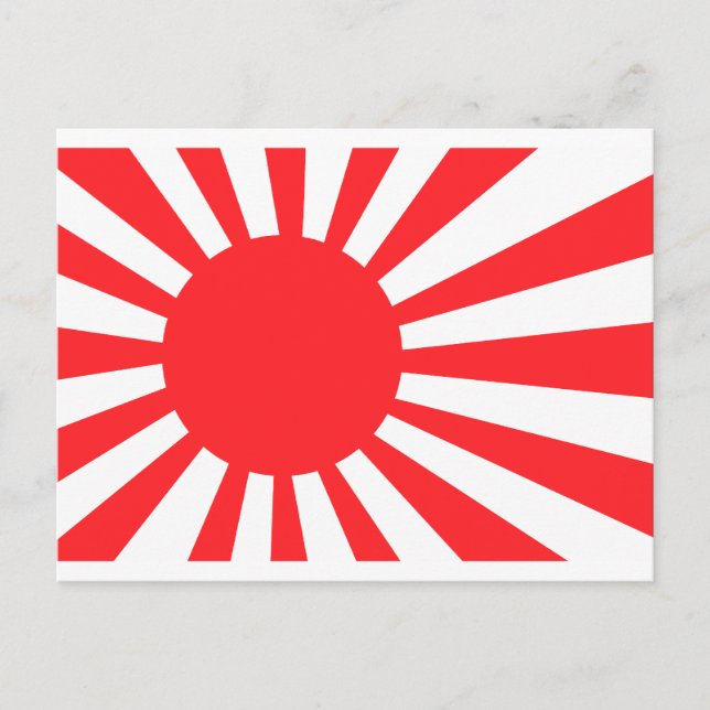 Japan Navy Flag Postcard (Front)