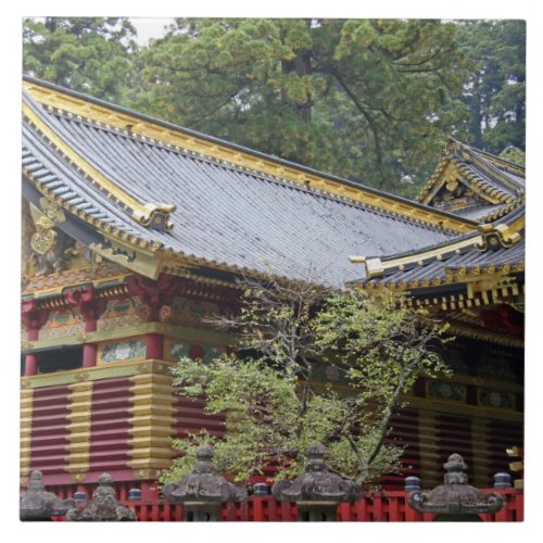 Japan Nikko Toshogu Shrine and mausoleum in 2 Ceramic Tile