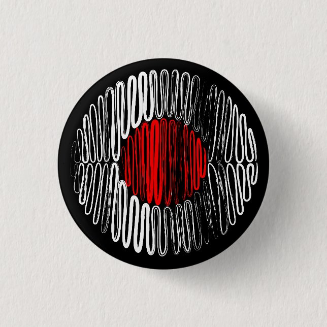 Japan on Black Button (Front)