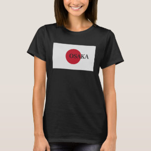 Japan Osaka Asia Travel Flag T-Shirt