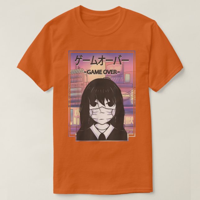 Japan Otaku Manga Eboy  T-Shirt (Design Front)