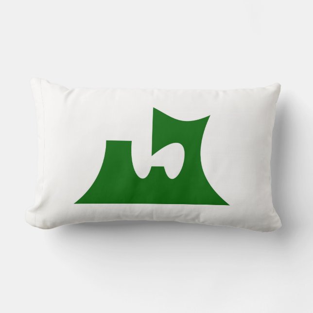 japan prefecture region flag district aomori lumbar pillow (Front)