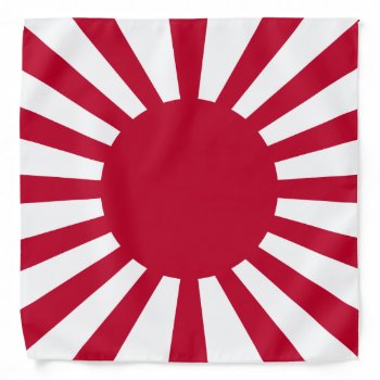 Japan Rising Sun Flag Bandana by electrosky at Zazzle