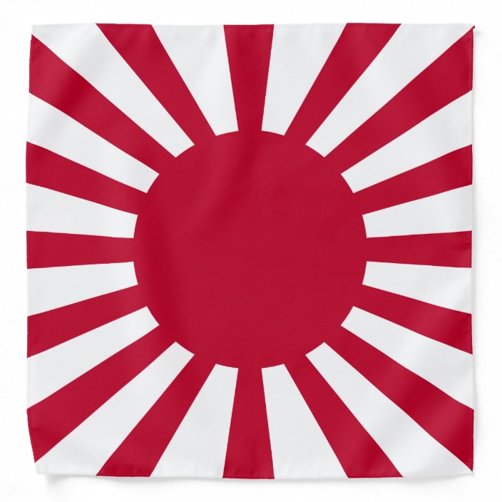 Japan Rising Sun Flag Bandana | Zazzle