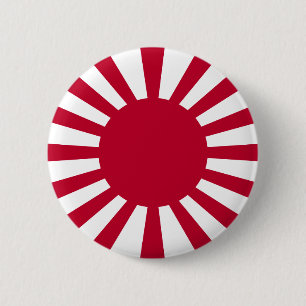 Japan Rising Sun Flag Pinback Button