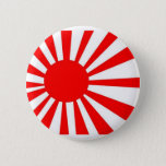 Japan Rising Sun Flag Pinback Button at Zazzle