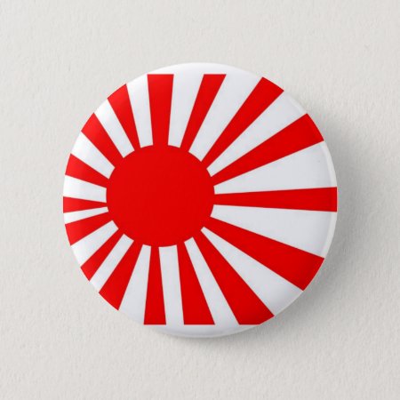 Japan Rising Sun Flag Pinback Button