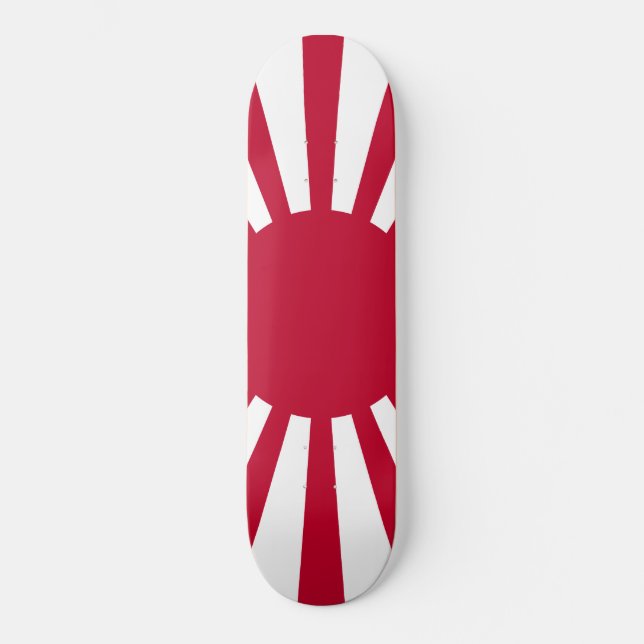 Japan Rising Sun Flag Skateboard Deck (Front)