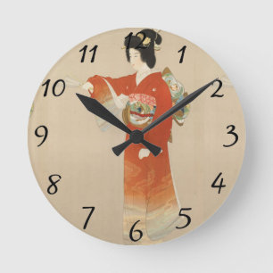 Japan Round Clock