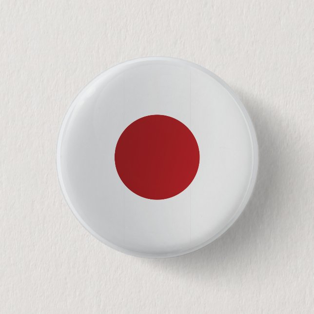 Japan  Round Icon Flag  Button (Front)