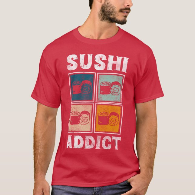 Japan Running Sushi Food Nori friend T-Shirt (Front)