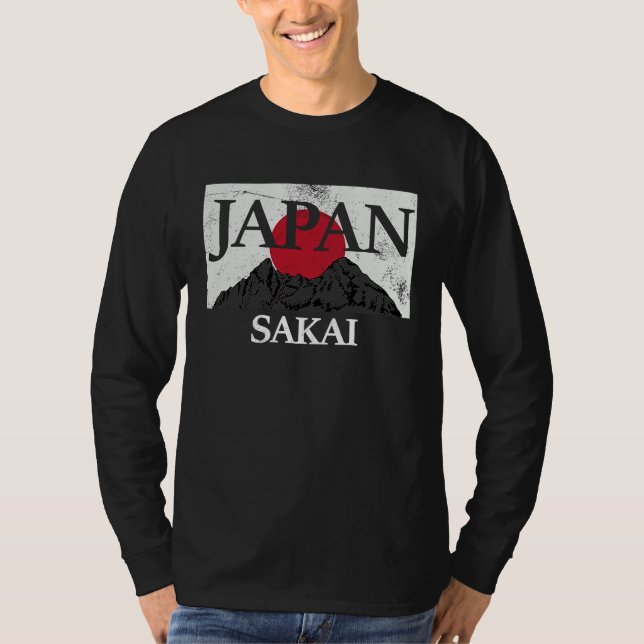 Japan Sakai Fuji san flag T-Shirt (Front)