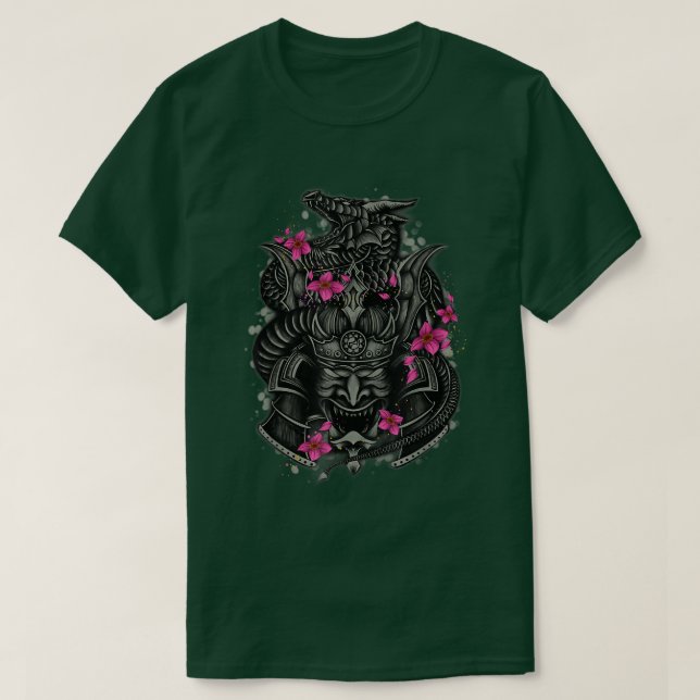 Japan Samurai Bushido Code Gift T-Shirt Copy Copy  (Design Front)