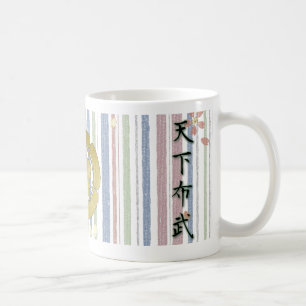 JAPAN SAMURAI KAMON KANJI TENKAFUBU! Syougun Oda Coffee Mug