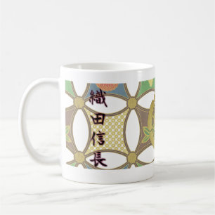 JAPAN SAMURAI KAMON KANJI TENKAFUBU! Syougun Oda Coffee Mug