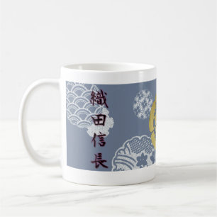 JAPAN SAMURAI KAMON KANJI TENKAFUBU! Syougun Oda Coffee Mug
