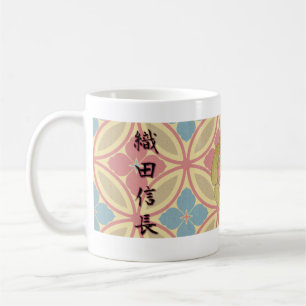 JAPAN SAMURAI KAMON KANJI TENKAFUBU! Syougun Oda Coffee Mug