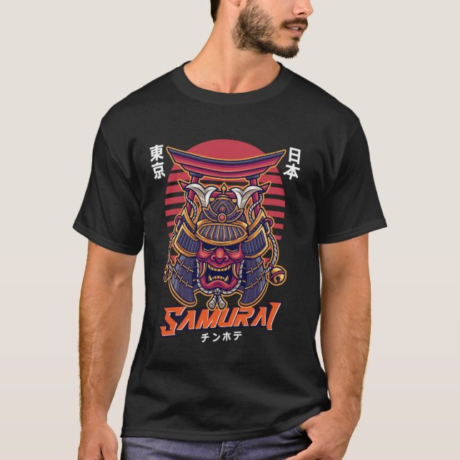 Japan Samurai Shogun Torii Shinto Shrine Gate Toky T-Shirt (Front)